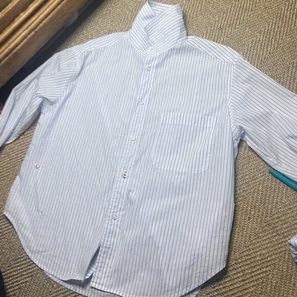 Cisco Classic Blue women’s striped Shirt size XS - Picture 9 of 13